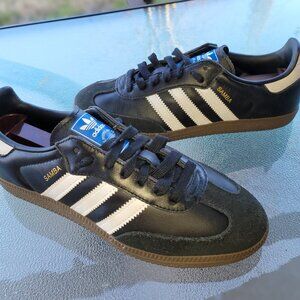 Adidas Samba Women's Size 6 OG Shoes Black White Gum Sole Sneakers IG9031